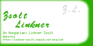 zsolt linkner business card